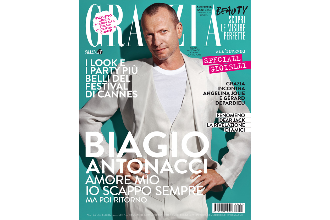 Grazia 22 2014 antonacci white