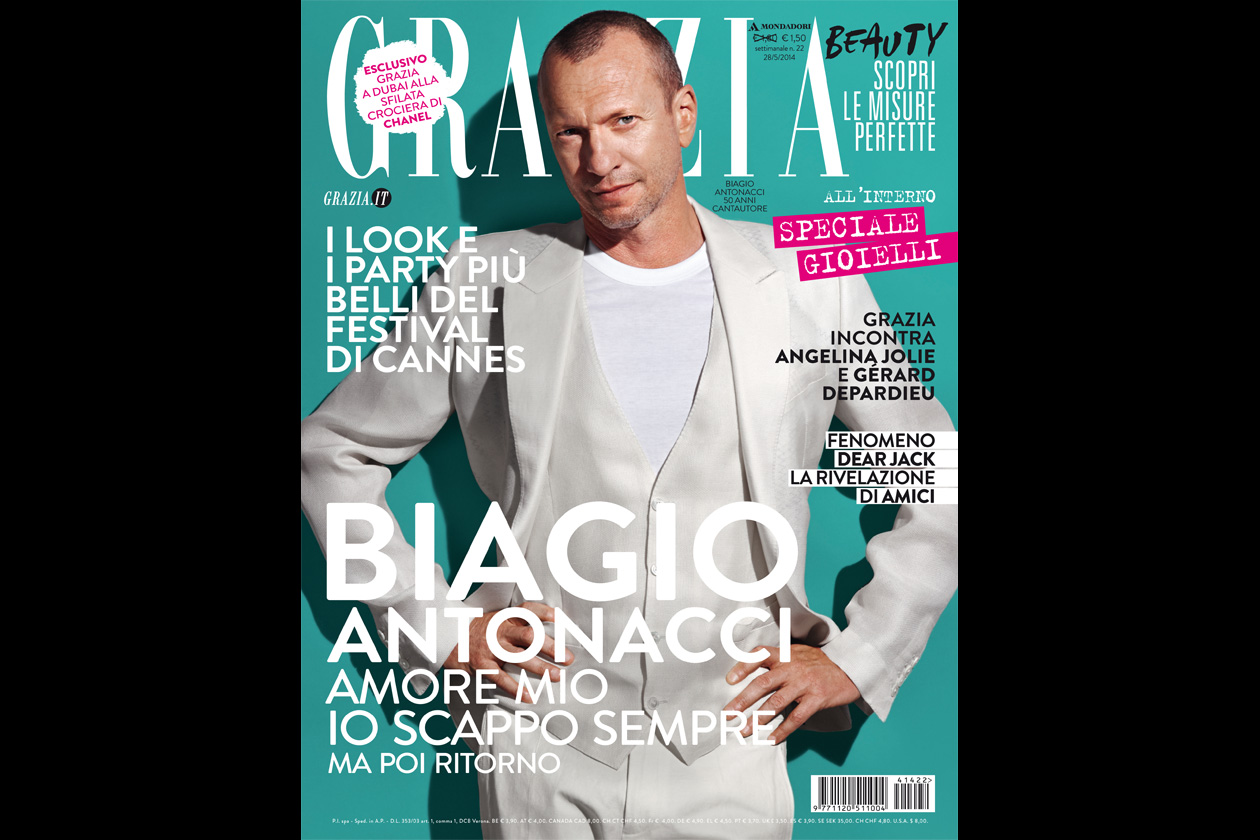 Un uomo sulla copertina di Grazia?