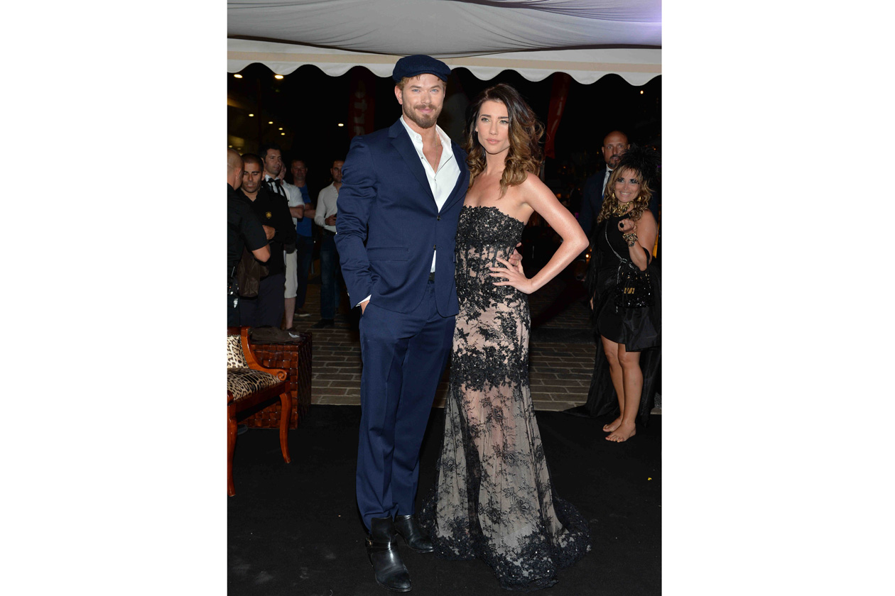 Kellan Lutz in Roberto Cavalli, Jacqueline MacInnes Wood