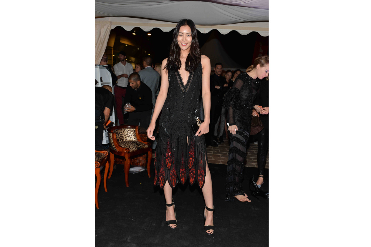 Liu Wen in Roberto Cavalli