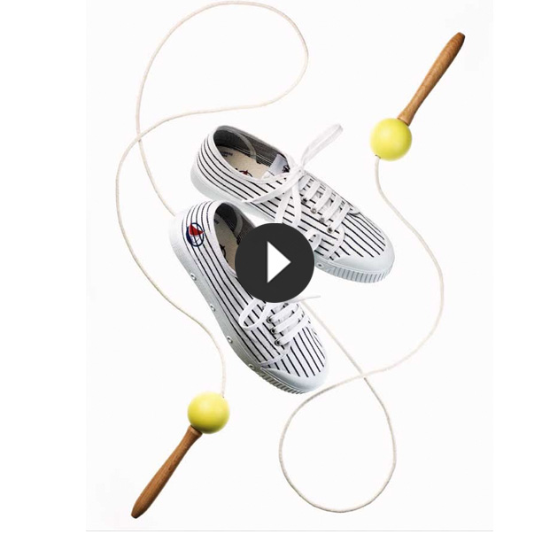 Petit Bateau e Spring Court presentano una collezione di sneakers