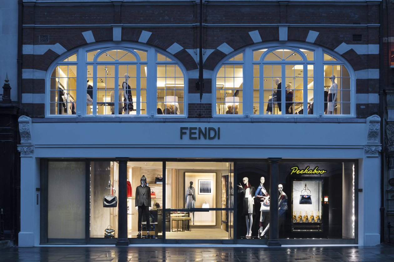 Fendi presenta la nuova boutique nel cuore di Londra