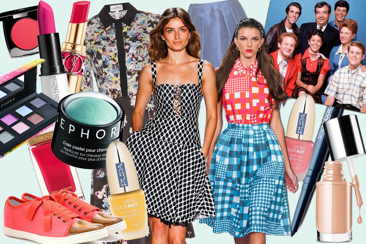 Make up vintage: gli abbinamenti beauty & fashion ispirati alla serie tv “Happy Days”