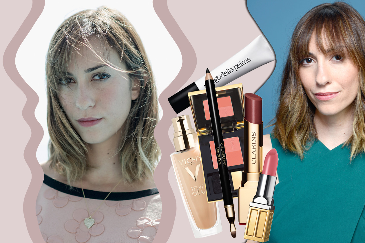 Gia Coppola beauty look: make up naturale, incarnato perfetto e rossetto rosso