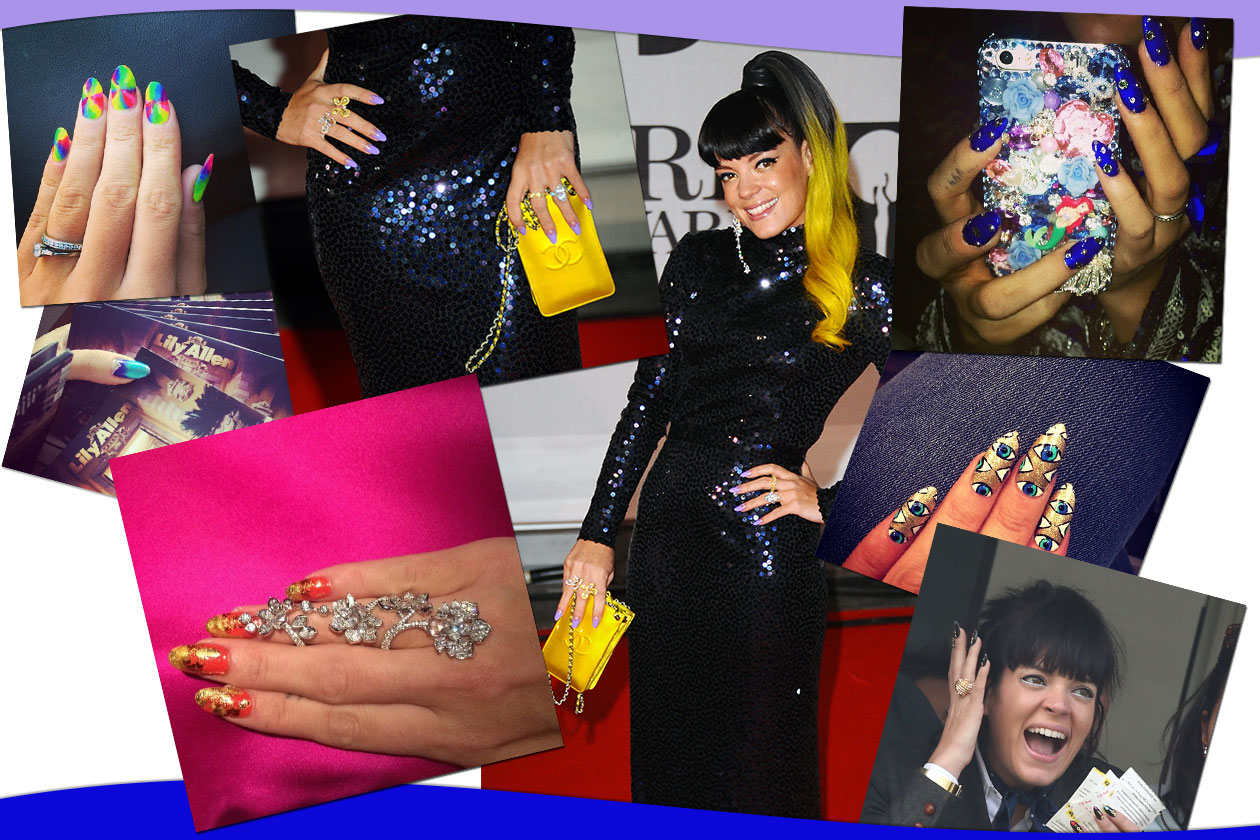 Lily Allen e la nail art: tutte le manicure più belle selezionate da Grazia.IT