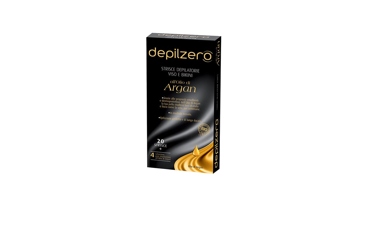 BEAUTY depilazione ceretta e strisce depilz argan striscevisobikini 20pz