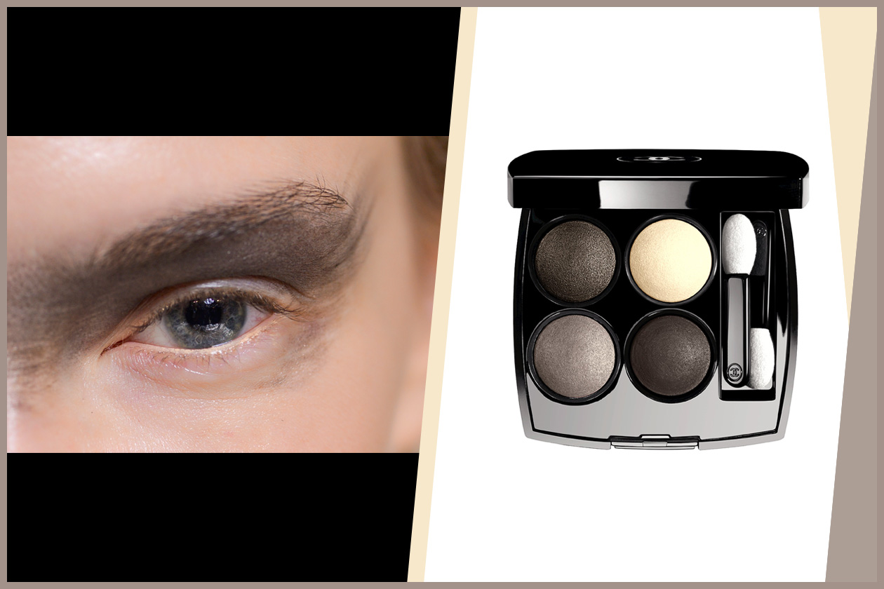 CHIAROSCURO: rima superiore e inferiore nude e palpebra full black (Gabriele Colangelo – Chanel)