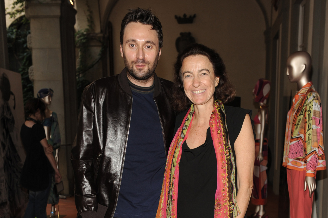 Francesco Vezzoli Laudomia Pucci at the Emilio Pucci ‘Design the Dream’ cocktail 17.06