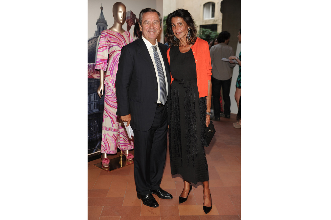 Gaetano Marzotto Albertina Marzotto at the Emilio Pucci ‘Design the Dream’ cocktail 17.06