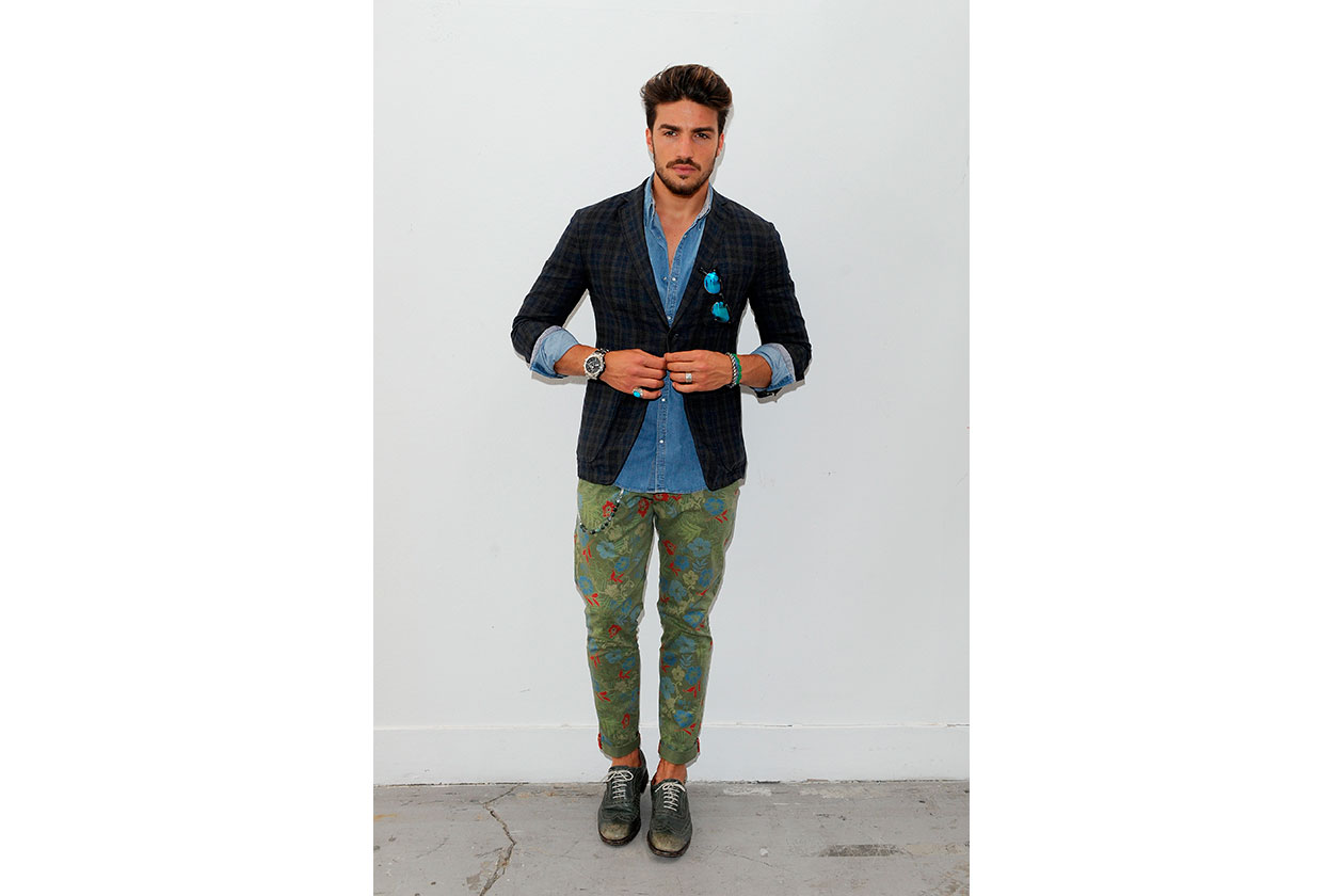 Il modello fashion blogger Mariano Di Vaio