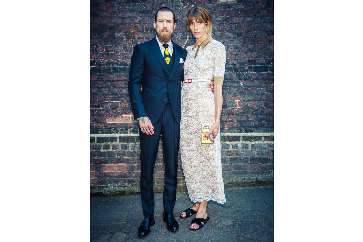 Justin O’Shea in Doyle & Meuser, Veronika Heilbrunner in Alessandra Rich and AH
