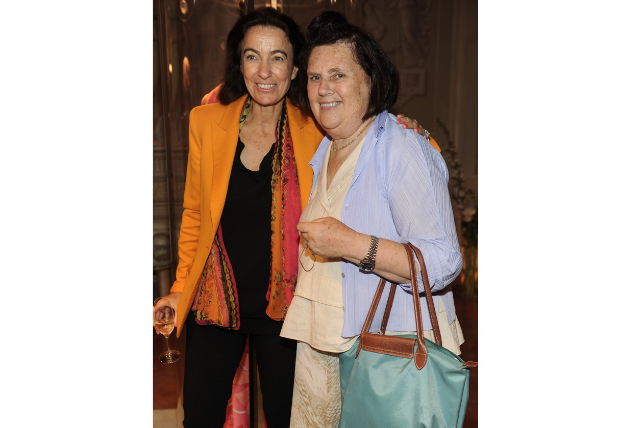 Laudomia Pucci Suzy Menkes at the Emilio Pucci ‘Design the Dream’ cocktail 17.06