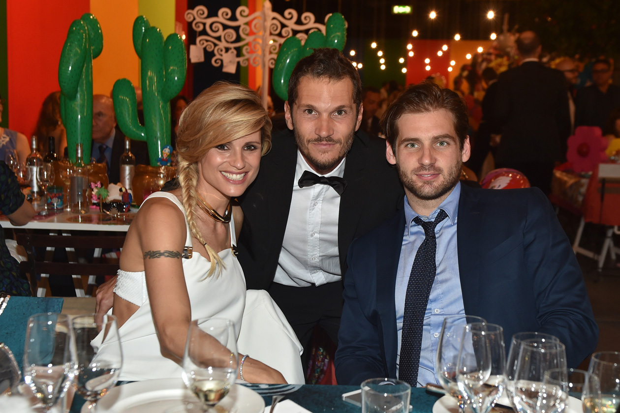 Michelle Hunziker, Alvin e Tomaso Trussardi