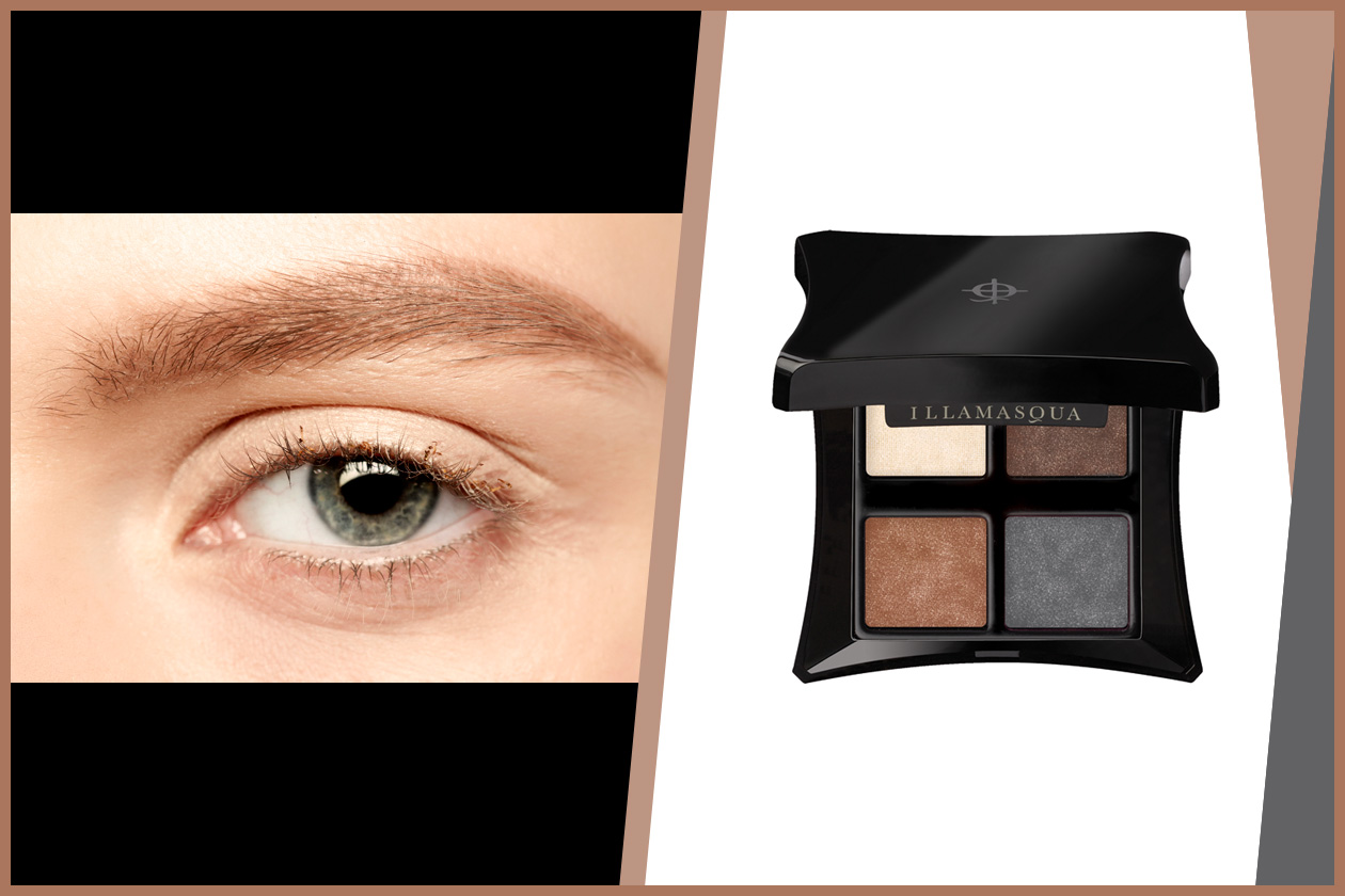 NEI COLORI DEL DESERTO: il trucco nude con un leggero effetto illuminante. Discreto ma elegante (Dries Van Noten – Illamasqua)