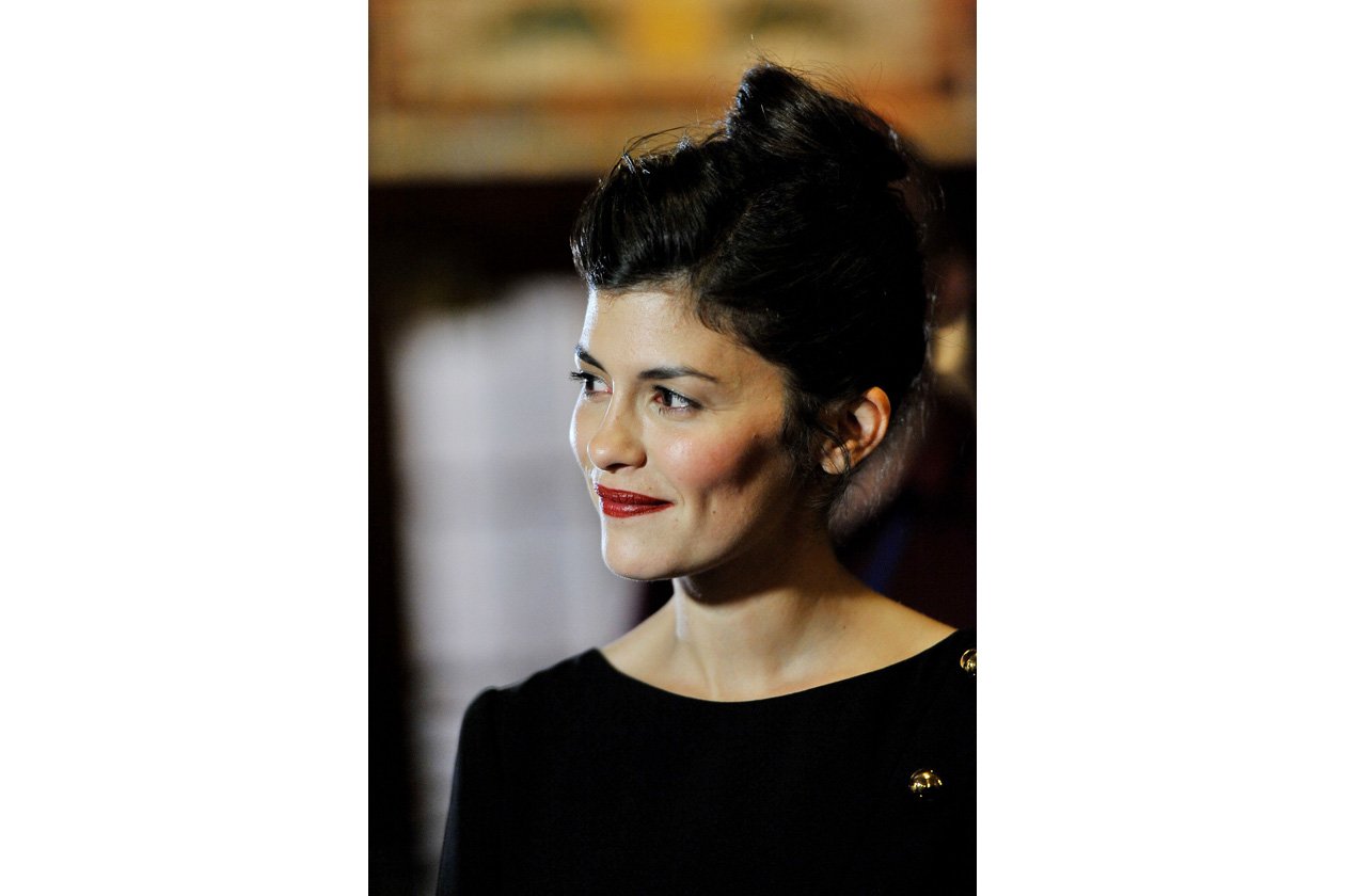 Per la premiere di Therese Desqueyroux Audrey Tautou sfoggia un elegante chignon