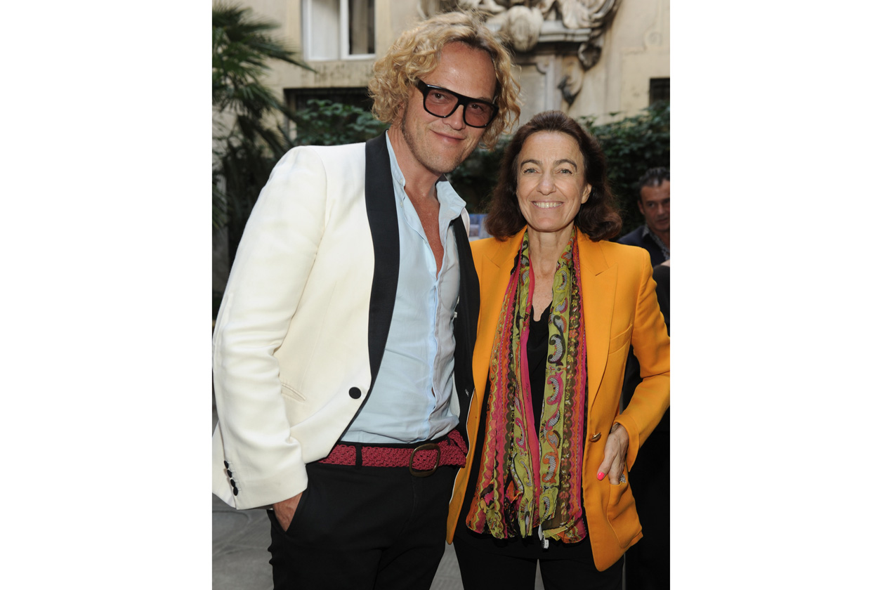 Peter Dundas Laudomia Pucci at the Emilio Pucci ‘Design the Dream’ cocktail 17.06