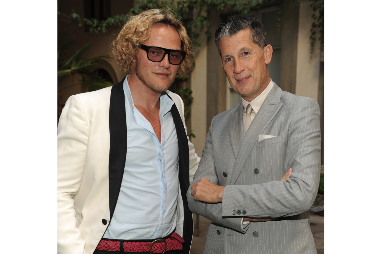 Peter Dundas Stefano Tonchi at the Emilio Pucci ‘Design the Dream’ cocktail 17.06