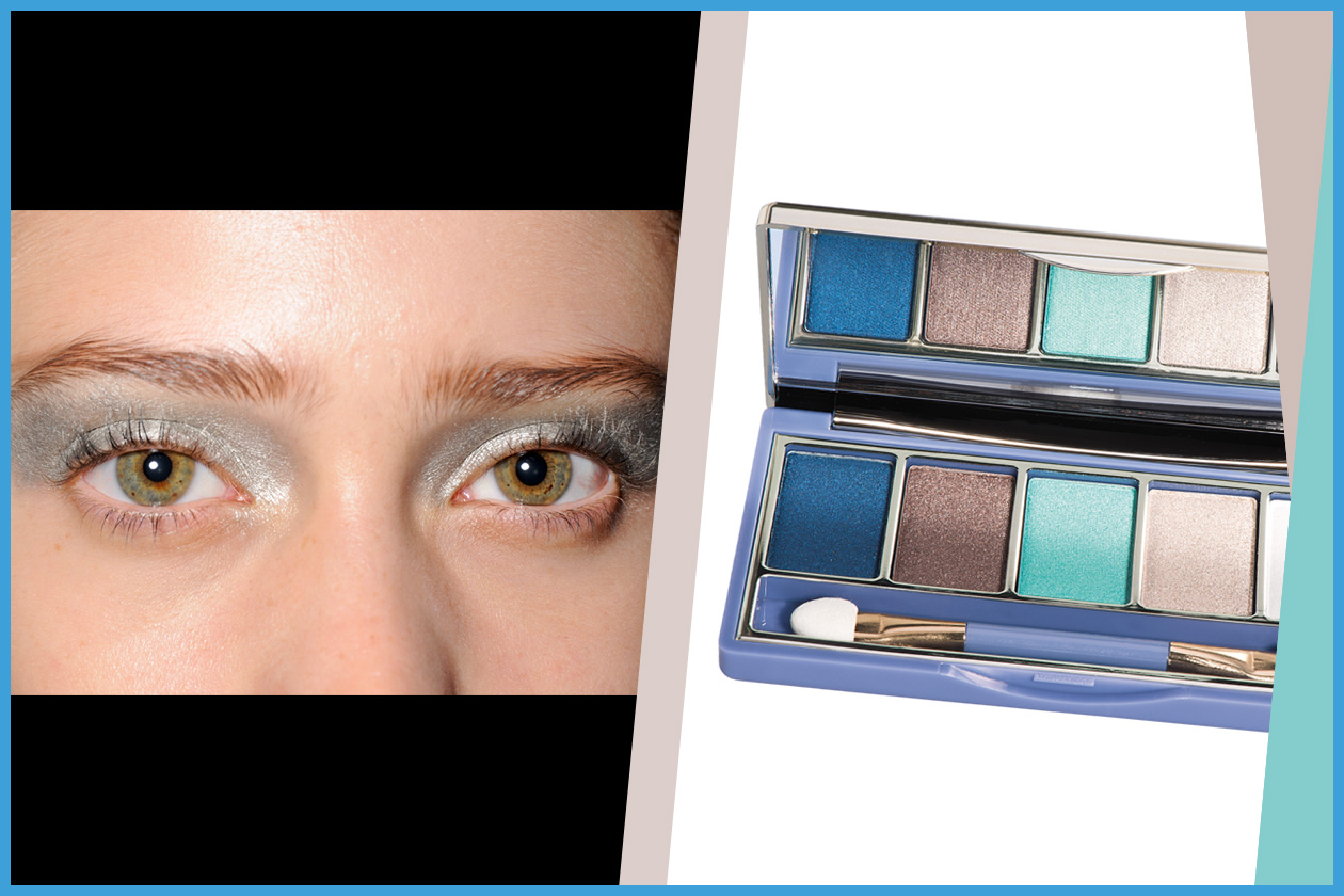 SHIMMER EYES: la nuance consigliata è silver o bianco, ma perché non illuminare lo sguardo con un turchese o un deep blu? (John Rocha – Pupa)