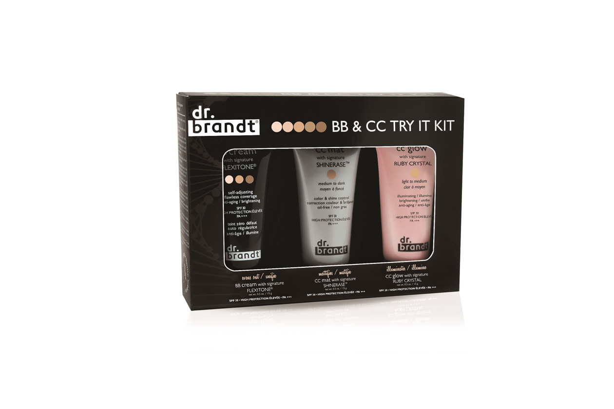 Un kit perfetto se siete in viaggio il BB&CC Try It Kit di Dr.Brandt