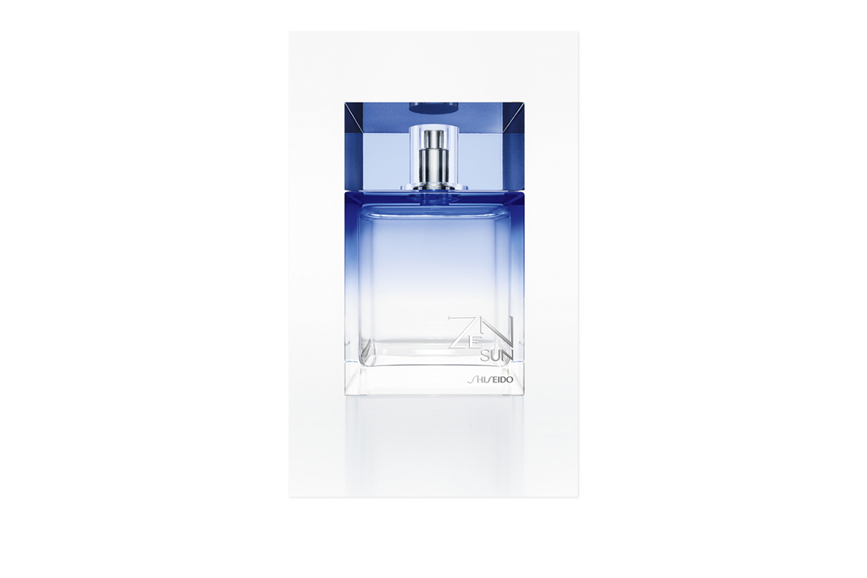 Una nuova interpretazione anche per ZENSUN for MEN Eau de toilette Fraîche di Shiseido, una fragranza diretta, fresca, decisamente estiva