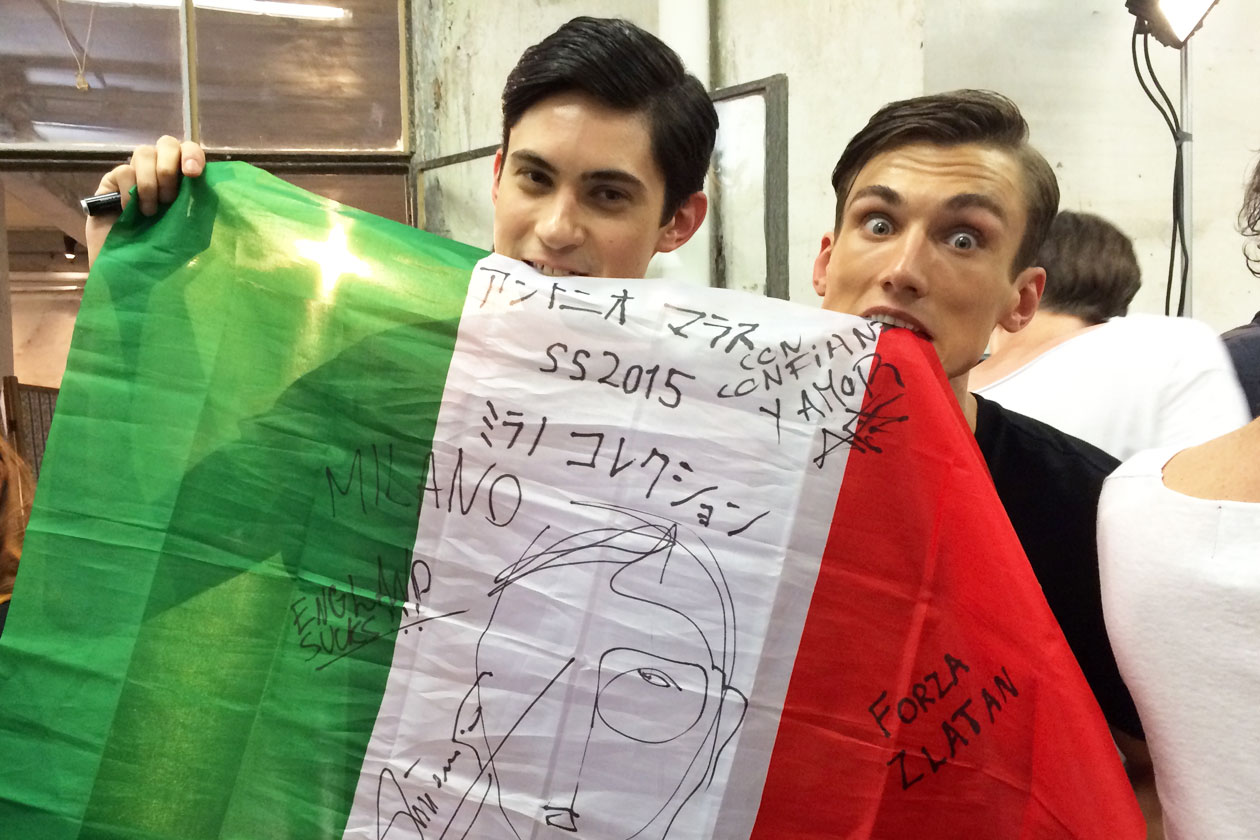 Antonio Marras Primavera/Estate 2015: il backstage beauty&hair