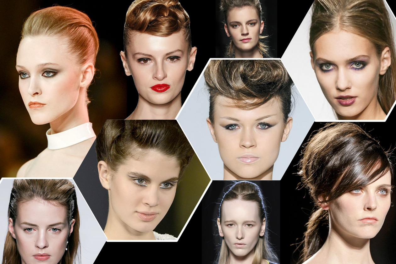 Capelli a tutto volume con gli hair bump rockabilly direttamente dalle sfilate P/E 2014