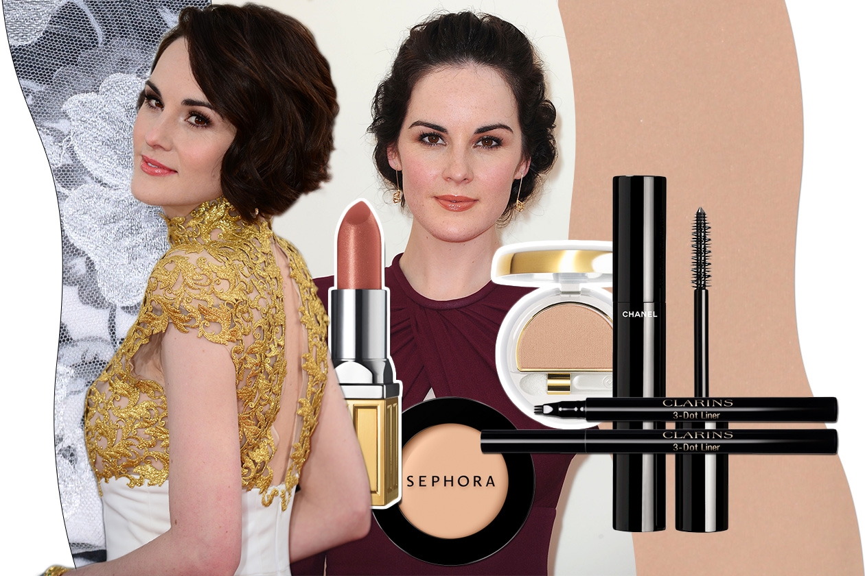Michelle Dockery: i beauty look dal trucco naturale al rossetto rosso