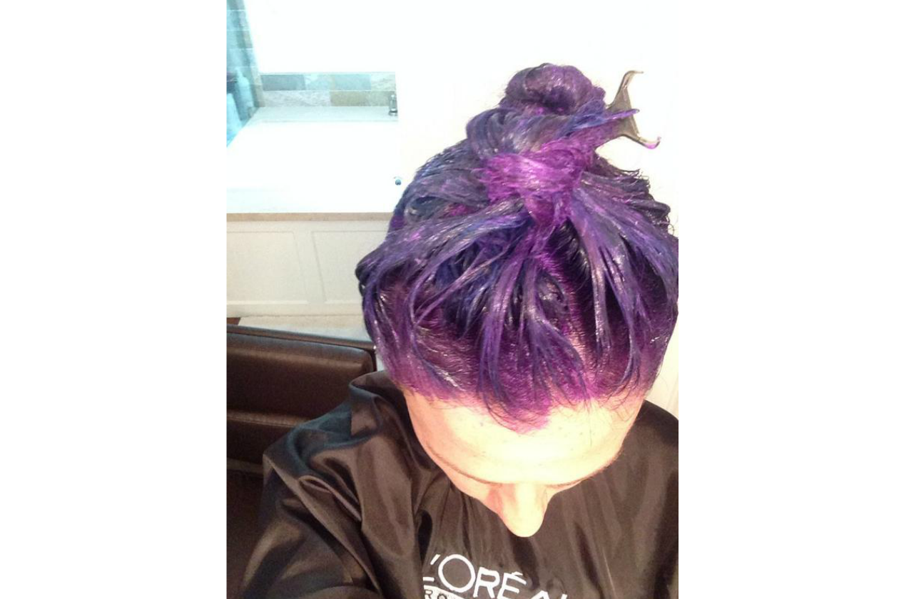 Anna Paquin capelli viola: benvenuto colore!