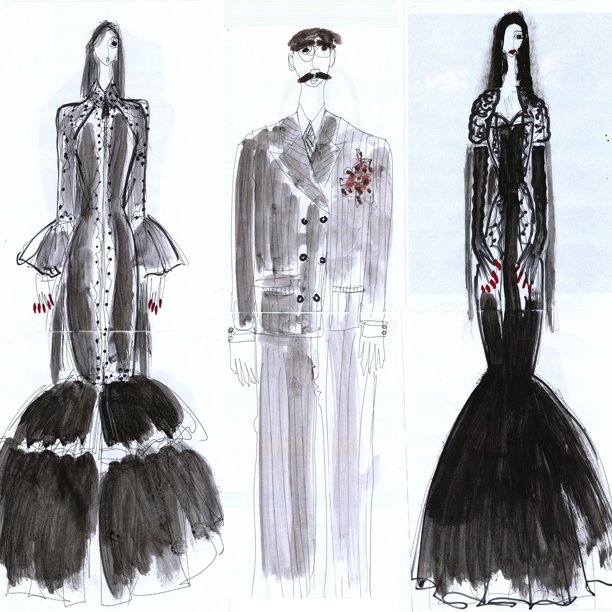 Antonio Marras disegna i costumi per il musical “La Famiglia Addams”