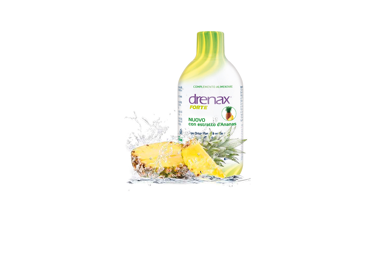 BEAUTY Gambe leggere drenax 500 ananas con acqua