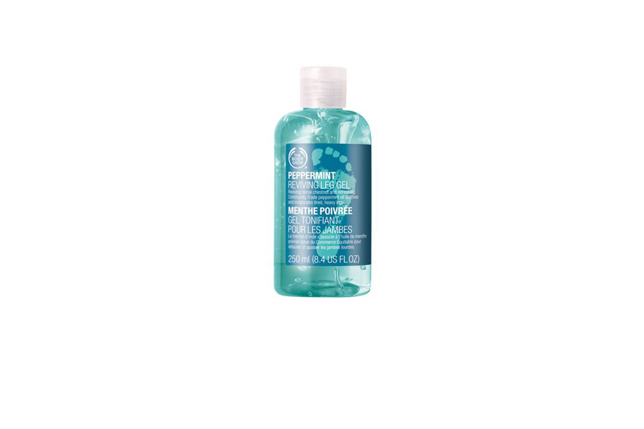 BEAUTY Gambe leggere the body shop peppermint reviving leg gel