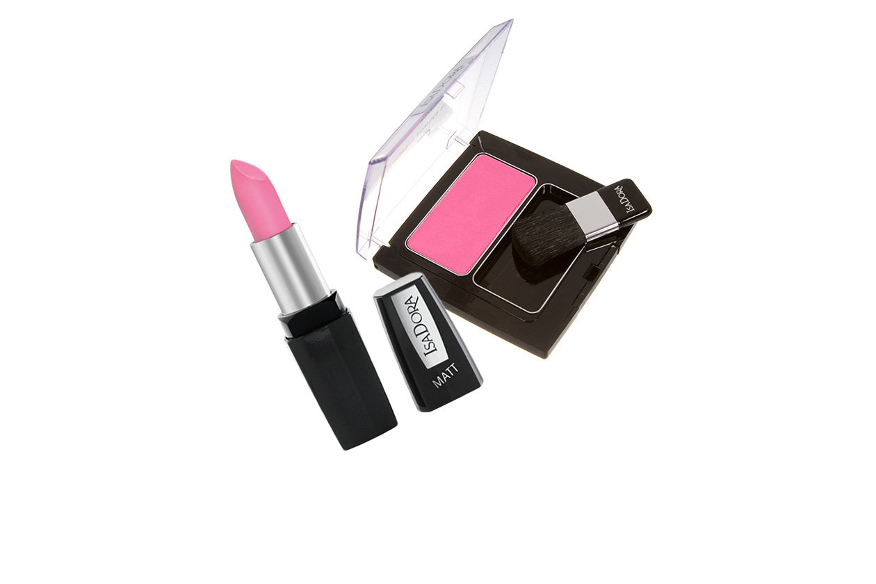 BEAUTY MATCHY BLUSH e LIPSTICK isadora