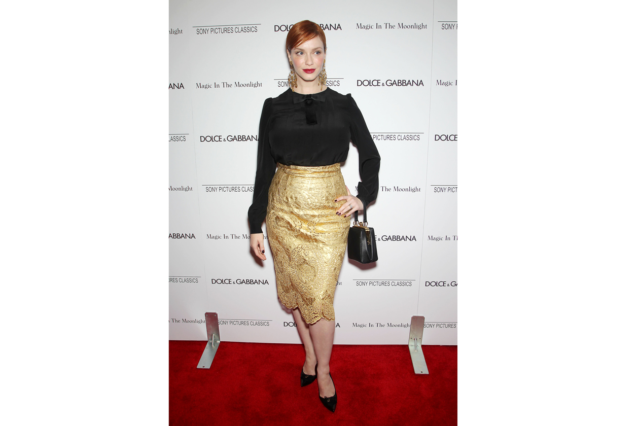 Christina Hendricks ‘Magic in the Moonlight’ NY Premiere July 17 2014
