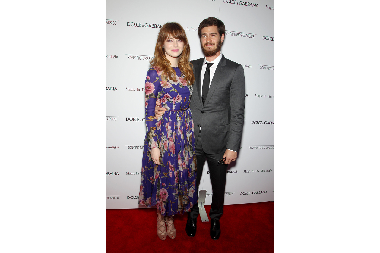 Emma Stone and Andrew Garfield ‘Magic in the Moonlight’ NY Premiere July..