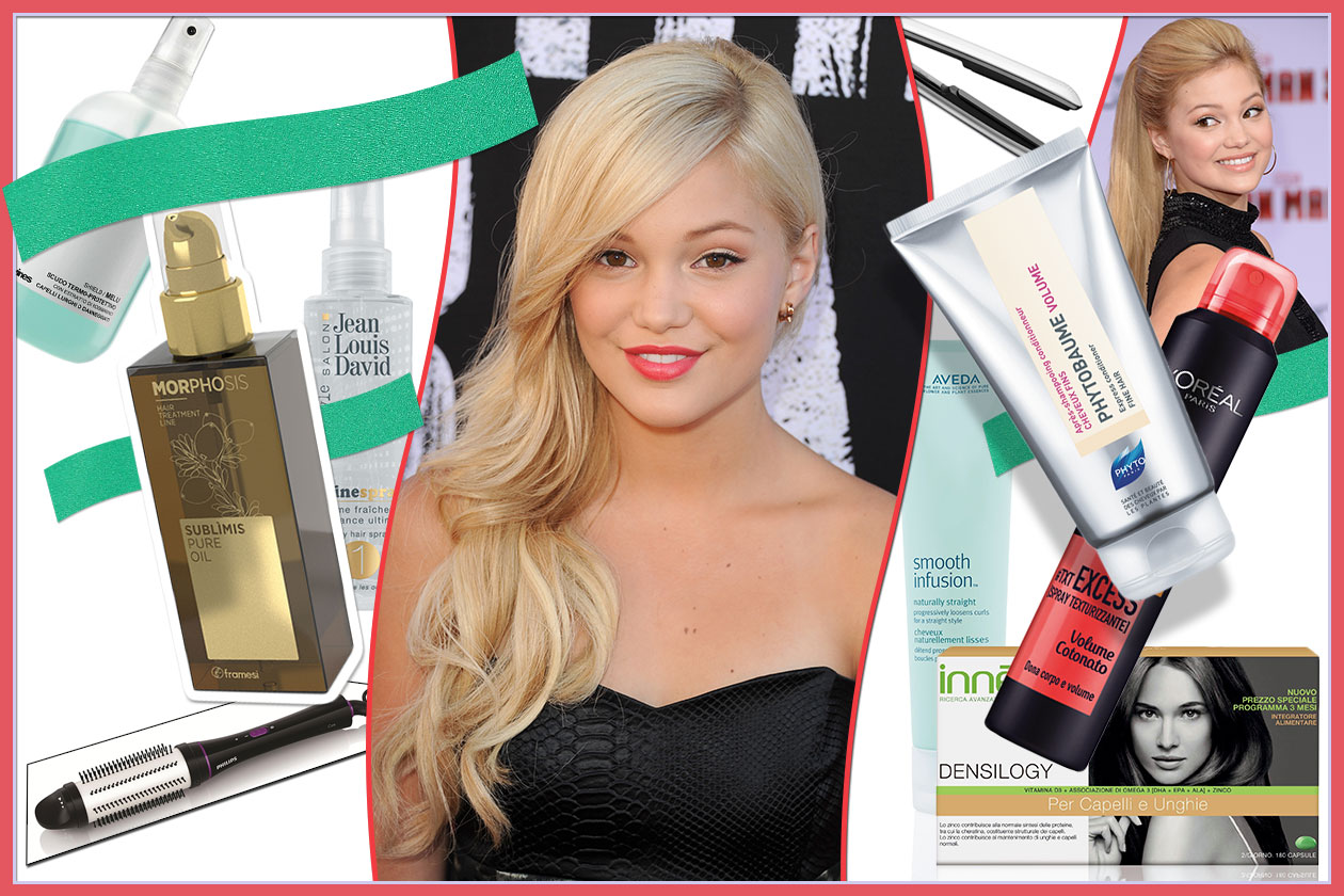 Gli hairstyle di Olivia Holt