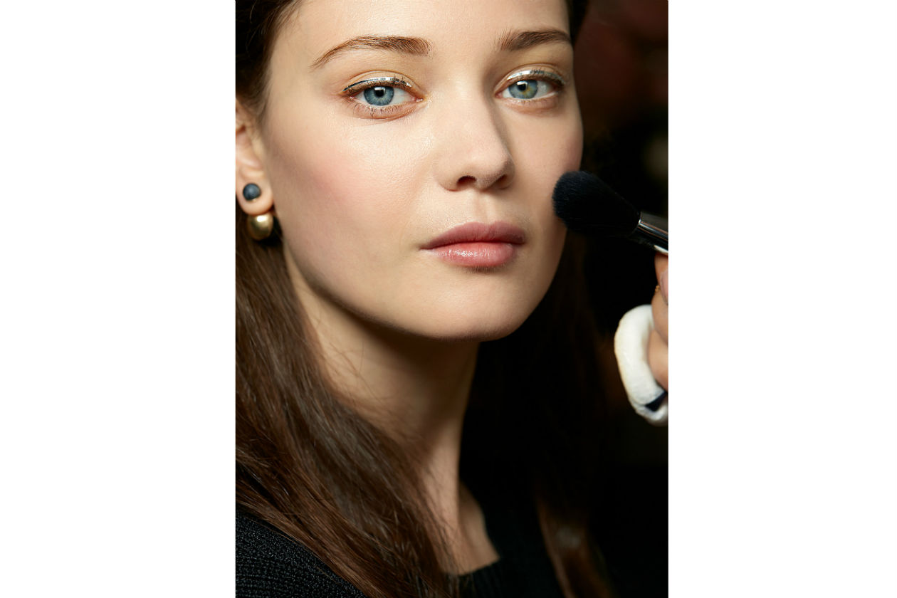 Haute Couture A-H 2015, Dior show Backstage – Make up creato e realizzato da Peter Philips