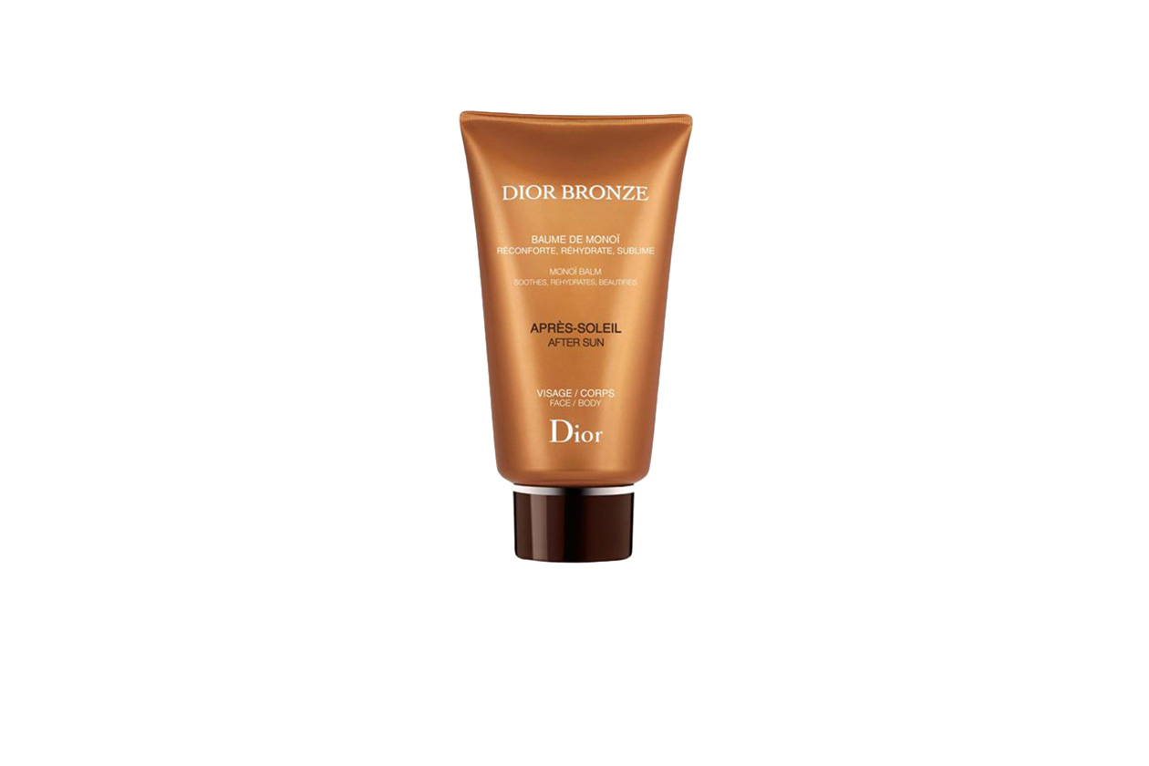 Il Dior Bronze Baume de Monoï Après-Soleil è leggero e non unge ed è delicatamente profumato