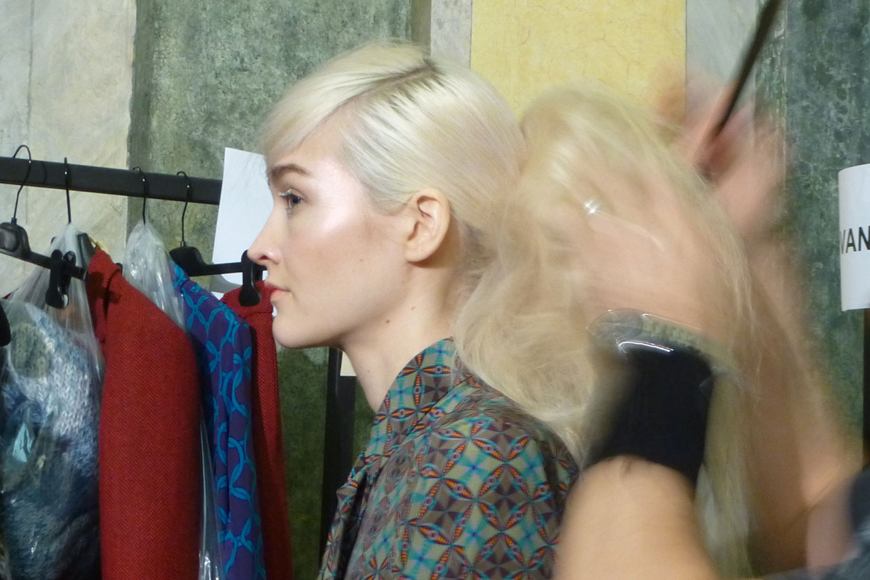 Ispirazione geisha per il make up di Stella Jean firmato da Michele Magnani per MAC