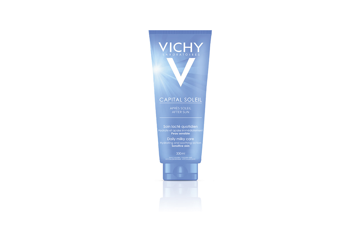 MASSIMA IDRATAZIONE: Vichy Capital Soleil After Sun Daily Milk Care è un gel-latte idratante fresco capace di compensare la disidratazione