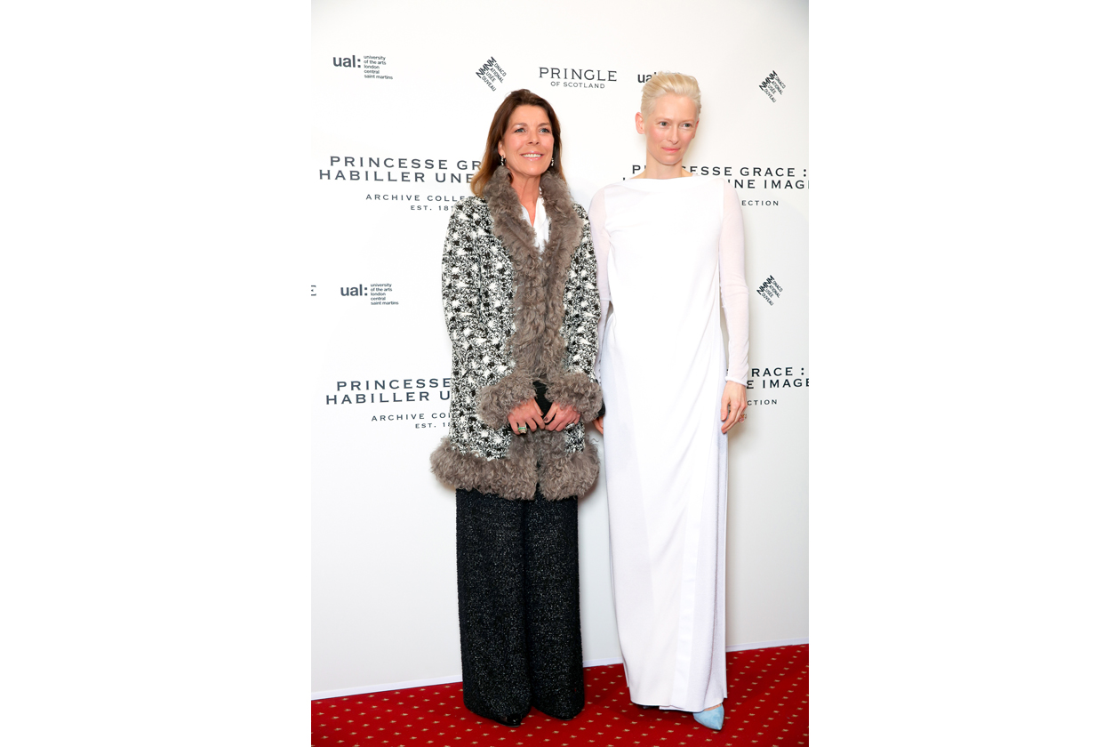 PringleofScotland Archive Collection Princess Grace HRH The Princess of Hanover Tilda Swinton(1)