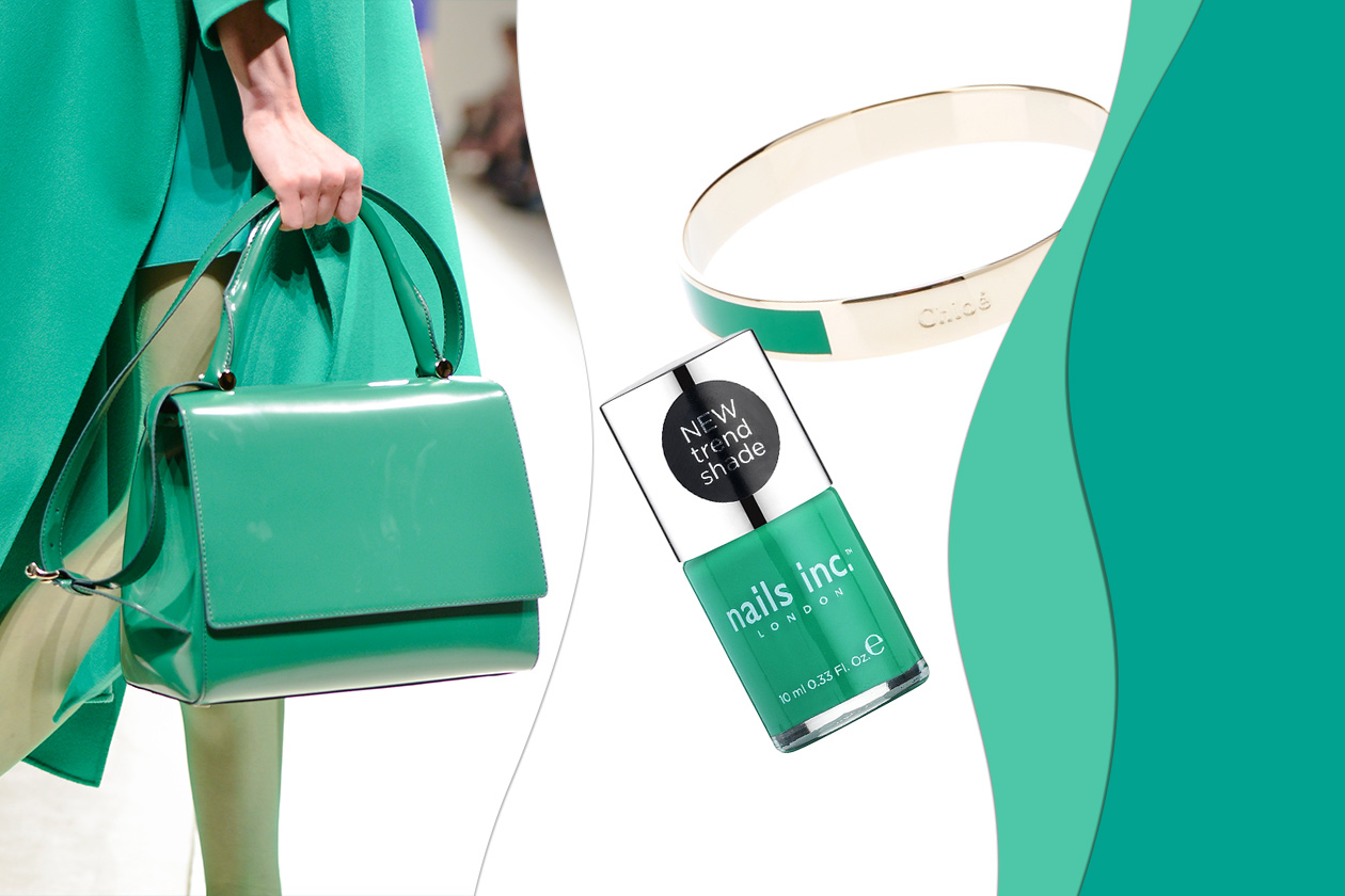 VERDE SMERALDO: un colore pieno (Nails Inc. – Max Mara – Chloé)