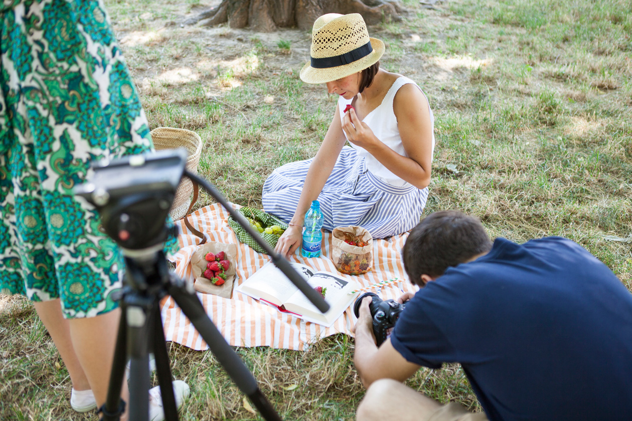 Le foto backstage dei video esclusivi #mywater con Vitasnella