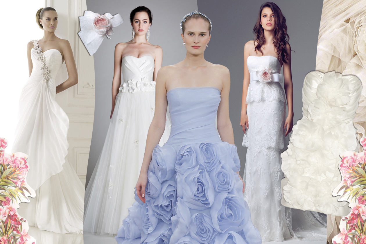 L’abito da sposa? A fiori!