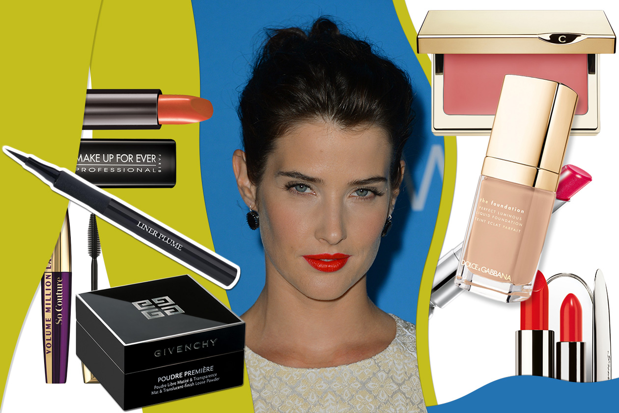 Cobie Smulder beauty look: sguardo delineato e labbra dai mille colori