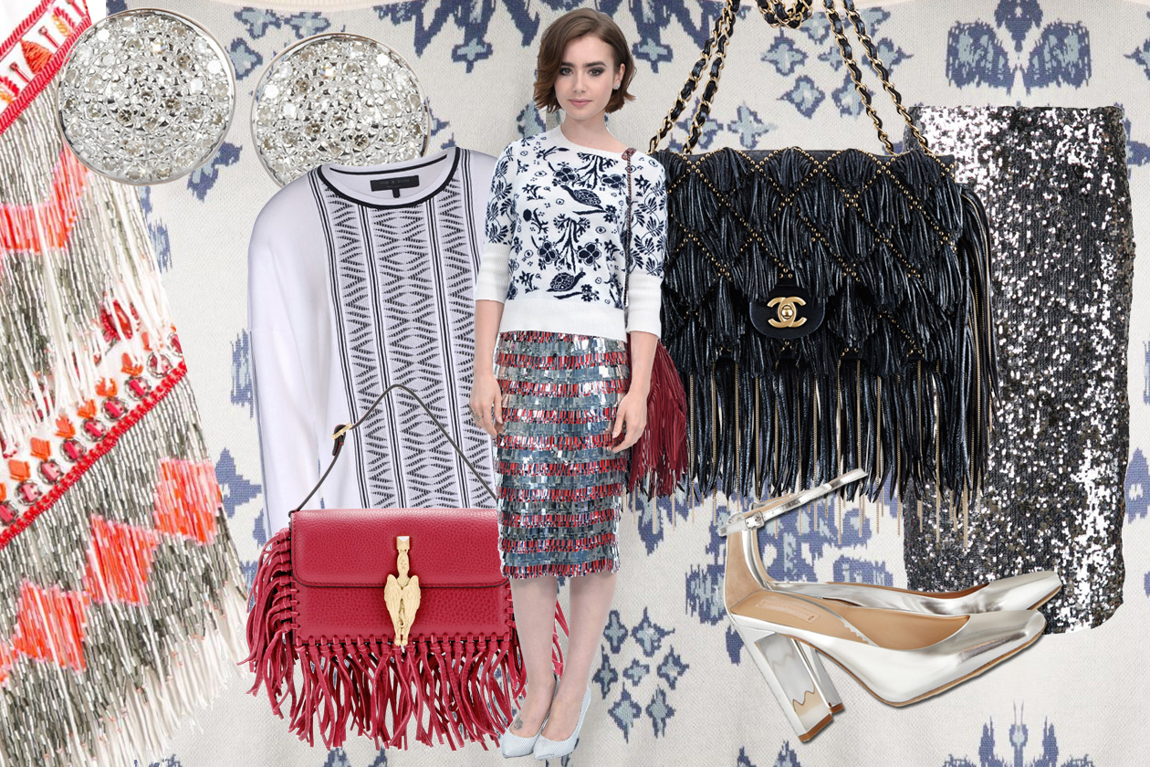 Get The Look: sparkling Lily Collins