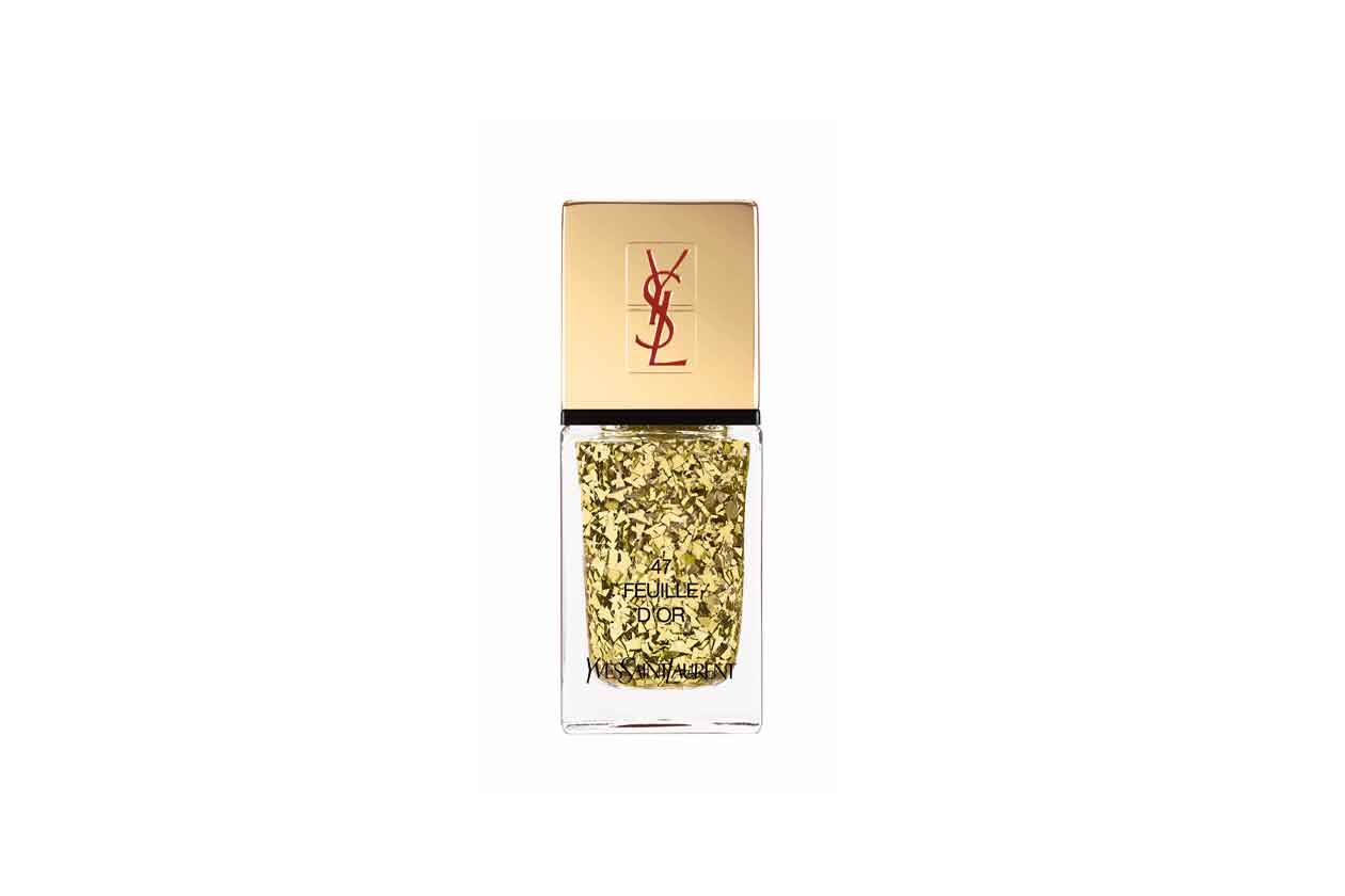 26 YSL LA LAQUE COUTURE N°47 FEUILLE D’OR