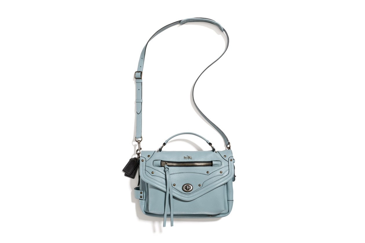 Coach Fall14 Rhyder Messenger light blue