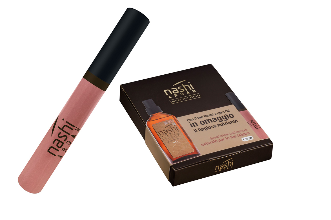 Kit NASHI ARGAN OIL + LIP GLOSS chiuso