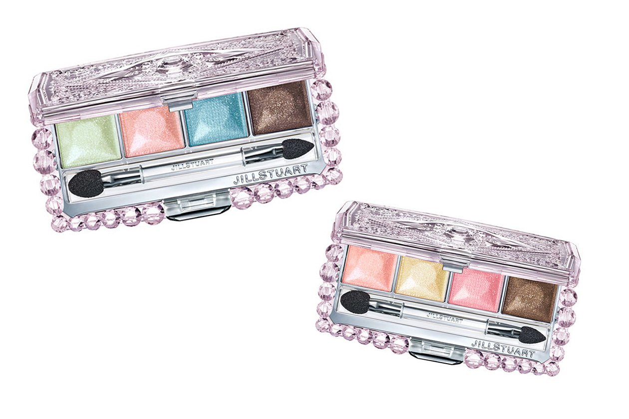 La Jewel Crystal Eyes N  in 101 Sapphire Breeze e 102 Coral Flower di Jill Stuart mescolano nuance floreali dall’allure marino