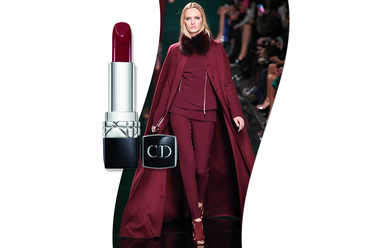 Sangria fashion & make up: Elie Saab e Dior Rouge Dior Pied De Poule 977